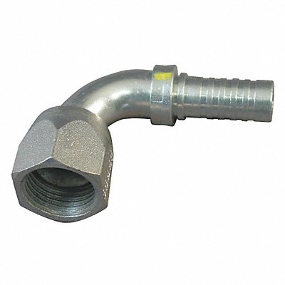 Crimp Fitting 90 Deg 3/8 ID 3/4 FJIC MPN:FC4098-0808S