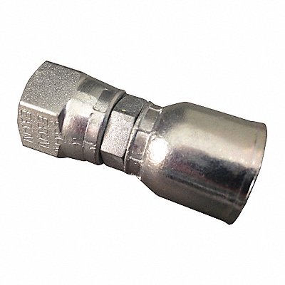 Crimp Fitting 1/4 I.D. 9/16 F JIC MPN:FJ3114-0606S