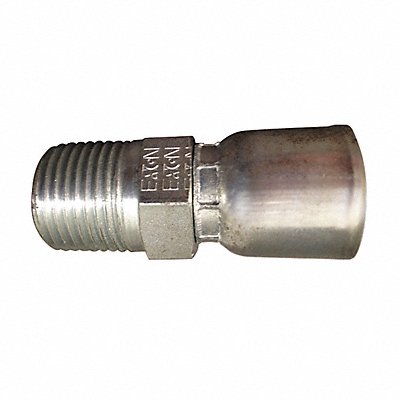 Crimp Fitting 1/4 I.D. 1/4 M NPTF MPN:FJ3152-0404S