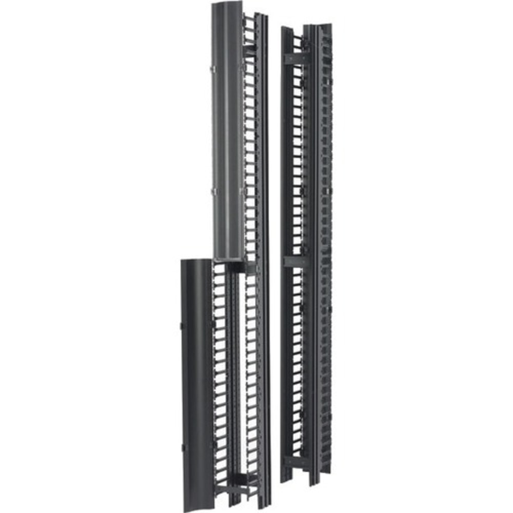 Eaton Single-Sided Cable Manager for Two Post Rack - Cable Manager - Black MPN:SB86083S084FB