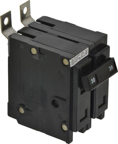 30 Amp, 120/240 VAC, 2 Pole, Bolt On Miniature Circuit Breaker MPN:BAB2030