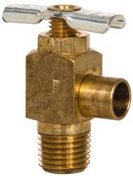 Steel Angle Bib Drain Drain Cock & Shutoff Valve MPN:120