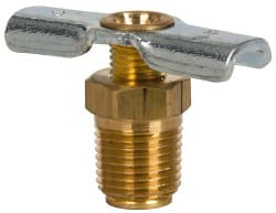 Steel External Seat Drain Cock & Shutoff Valve MPN:135