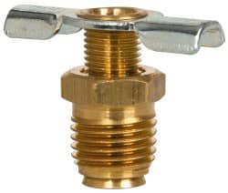 Steel External Seat Drain Cock & Shutoff Valve MPN:145