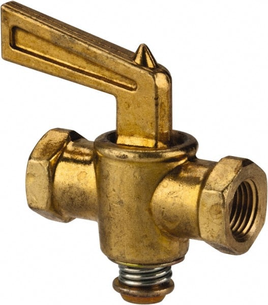 Steel Female Pipe Drain Cock & Shutoff Valve MPN:6804