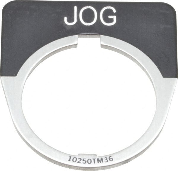 Half Round, Legend Plate - Jog MPN:10250TM19