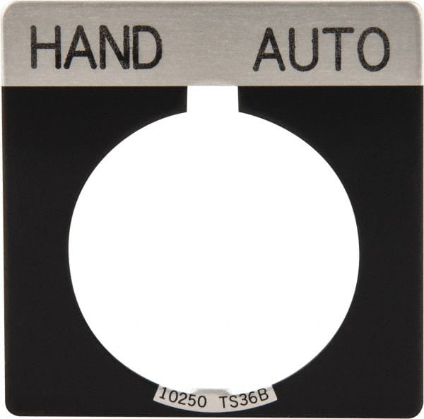Square, Legend Plate - Auto-Off-Hand MPN:10250TS39