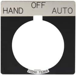 Square, Legend Plate - Auto-Off-Hand MPN:10250TS51