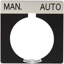 Square, Legend Plate - Manual-Auto MPN:10250TS67