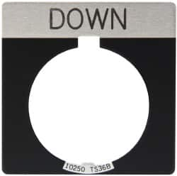 Square, Legend Plate - Down MPN:10250TS74