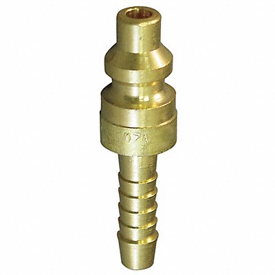 Quick Connect Plug 3/8 Body 1/2 Barb MPN:408