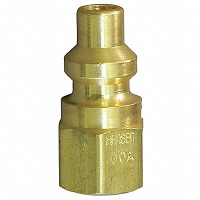 Coupler Plug (F)NPT 1/4 Brass MPN:00A