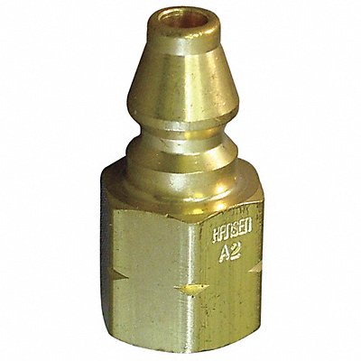 Coupler Plug (F)NPT 1/4 Brass MPN:A5L