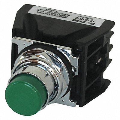 Push Button with Contacts Green Extended MPN:10250T709G