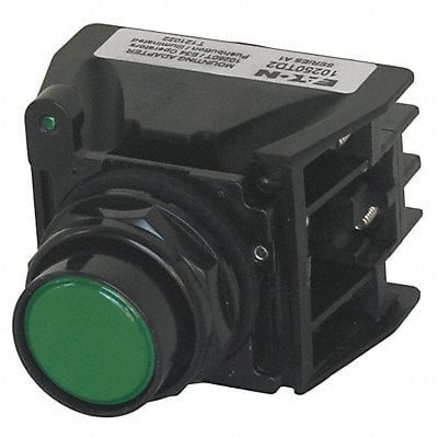 Push Button with Contacts Green Flush MPN:E34EX706G