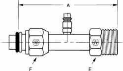 Hydraulic Hose Adapter: 5/8-18 MPN:75701