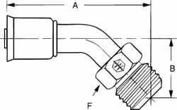 Hydraulic Hose Flare Male Rigid: 7/8-14 MPN:75710E-390