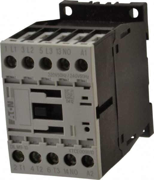 IEC Contactor: 3 Poles, 9 A Load Amps-Inductive, 22 A Load Amps-Resistive, NO MPN:XTCE009B10B