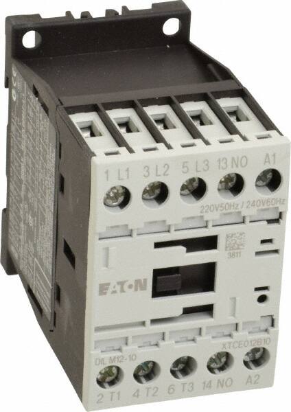 IEC Contactor: 3 Poles, 12 A Load Amps-Inductive, 22 A Load Amps-Resistive, NO MPN:XTCE012B10B