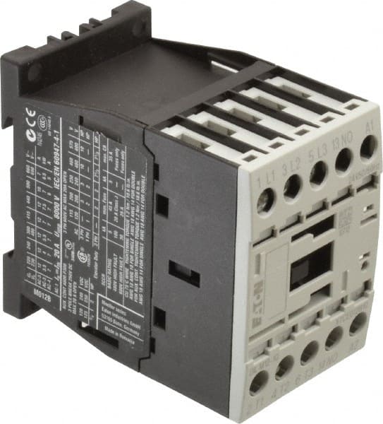 IEC Contactor: 3 Poles, 12 A Load Amps-Inductive, 22 A Load Amps-Resistive, NO MPN:XTCE012B10T