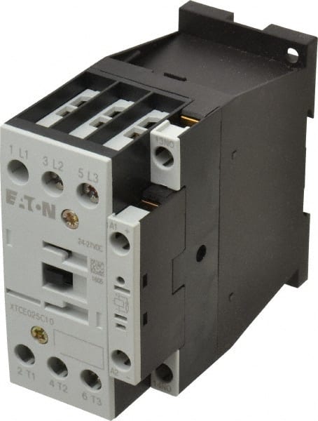 IEC Contactor: 3 Poles, 25 A Load Amps-Inductive, 45 A Load Amps-Resistive, NO MPN:XTCE025C10TD