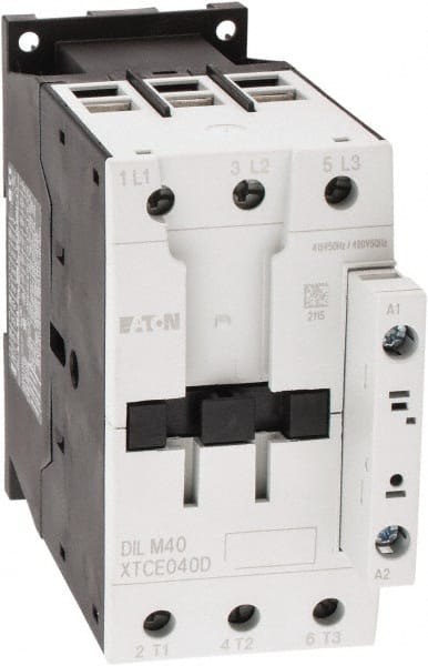 IEC Contactor: 3 Poles, 40 A Load Amps-Inductive, 60 A Load Amps-Resistive MPN:XTCE040D00C