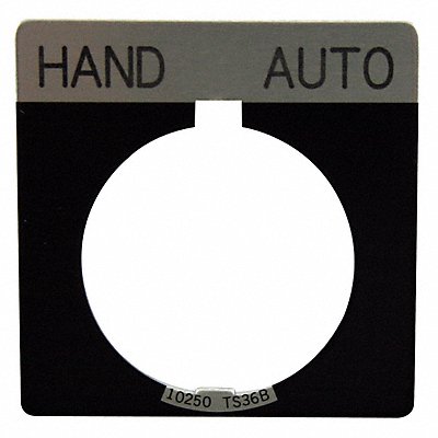 Legend Plate Square Hand Automatic Black MPN:10250TS39