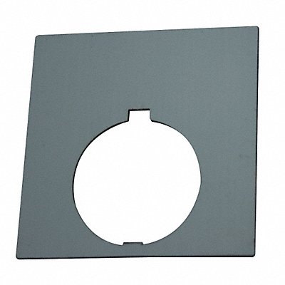 Blank Legend Plate Black/White or Silver MPN:HT8LP76