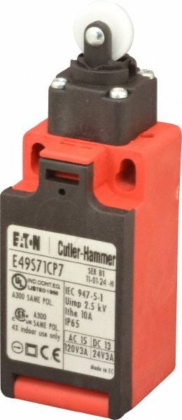 General Purpose Limit Switch: SPDT, NC, Roller Plunger, Top MPN:E49S71CP7