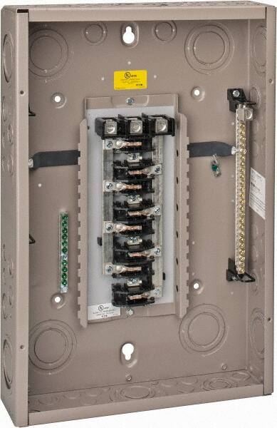 24 Circuits, 208/120 VAC, 125 Amp Main, 6-2/0 AWG, Indoor Main Lug Load Center MPN:CH24L3125C