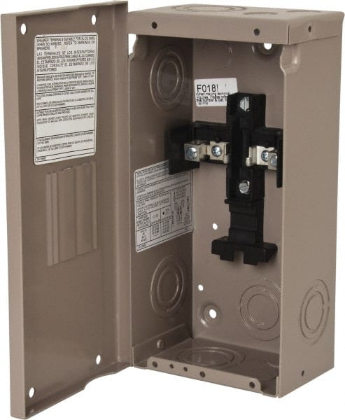 2 Circuits, 120/240 VAC, 40 Amp Main, 14 AWG, Surface, Indoor Main Lug Load Center MPN:CH2L40SP