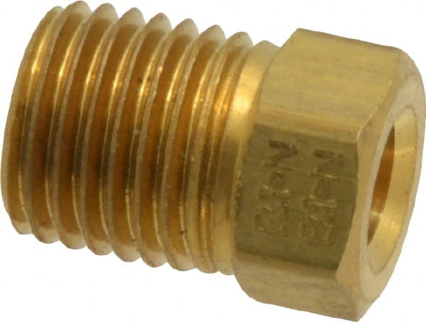 Brass Flared Tube Inverted Nut: 3/16