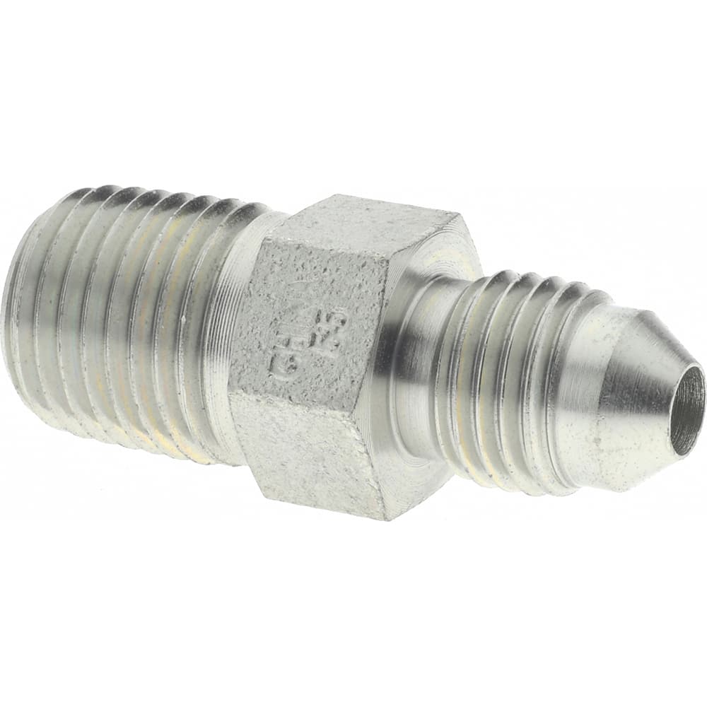 Steel Flared Tube Connector: 1/4