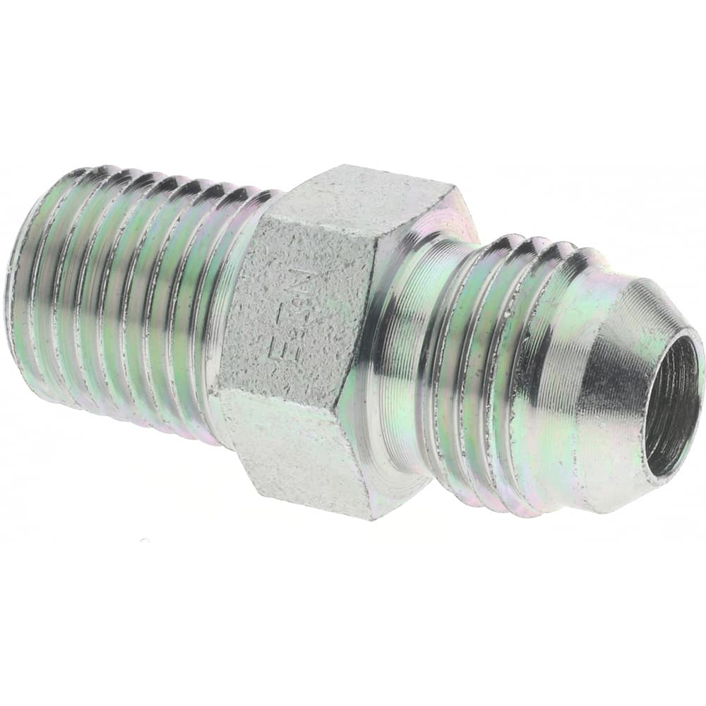 Steel Flared Tube Connector: 3/8