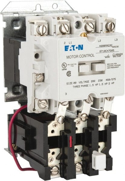 9 Amp, Nonreversible Open Enclosure NEMA Motor Starter MPN:A200MACAC