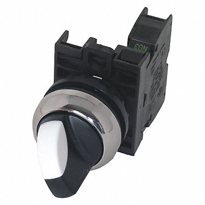 Non-Illum Selector Switch Al 1NO Black MPN:M22M-WKV-K10