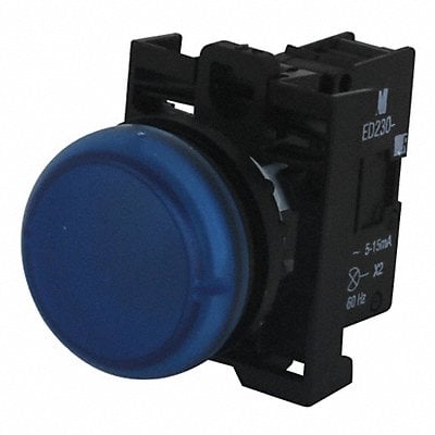 Raised Indicator Light Blue 120VAC MPN:C22-L-B-120