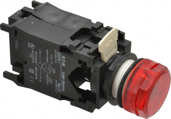 120 VAC/VDC Red Lens Incandescent Indicating Light MPN:E22H2X11