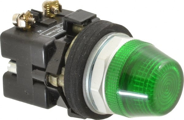 120 VAC Green Lens Incandescent Indicating Light MPN:HT8HBGT1