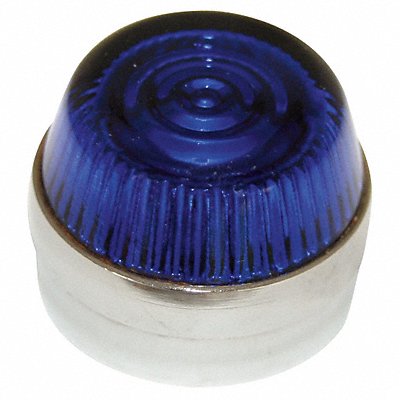 Pilot Light Lens 30mm Blue Glass MPN:10250TC10N