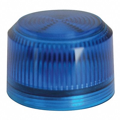 Pilot Light Lens 30mm Blue Plastic MPN:10250TC4N