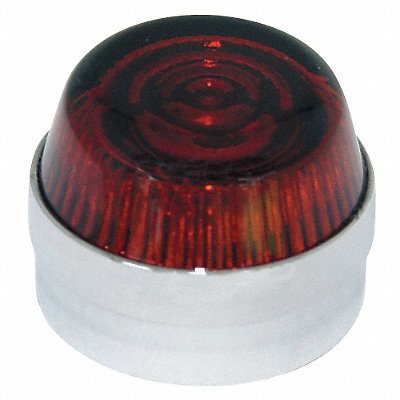 Pilot Light Lens 30mm Red Glass MPN:10250TC7N