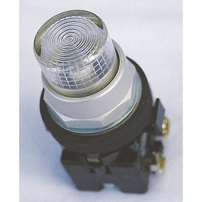 Pilot Light Lens 30mm Clear Plastic MPN:HT8BC