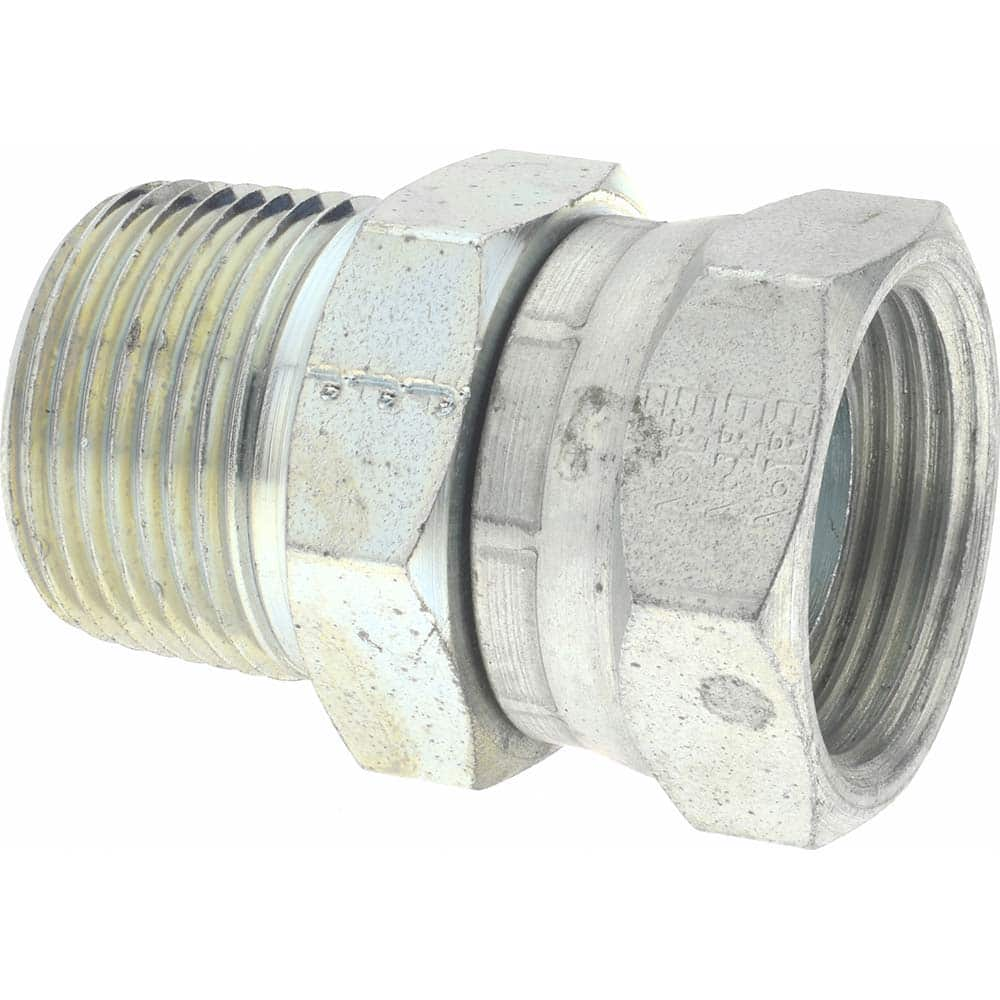 Industrial Pipe Adapter: 1-11-1/2 Female Thread, 1-11-1/2 Male Thread, MNPT x FNPSM MPN:2045-16-16S