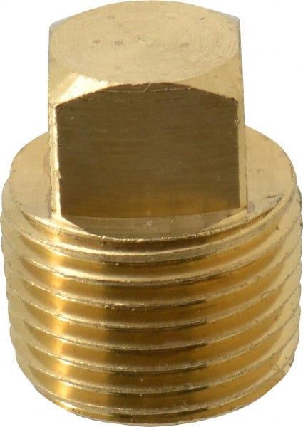 Industrial Pipe Square Head Plug: 3/8