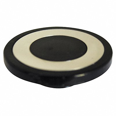 Mushroom Head 30mm Black Plastic MPN:10250TB60