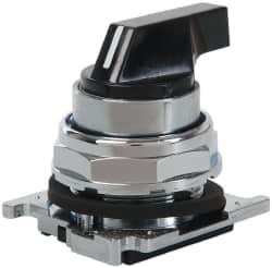 Selector Switch: 3 Positions, Maintained (MA), 0.5 Amp, Black Lever MPN:10250T3023