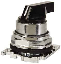 Selector Switch: 4 Positions, Maintained (MA), 0.5 Amp, Black Lever MPN:10250T3067