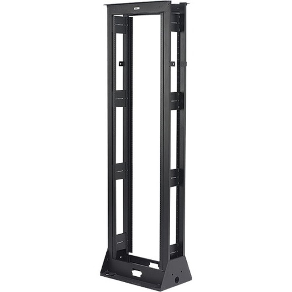 Eaton Two Post Seismic Relay Rack - 45U Rack Height x 18.30in Rack Width - Black - Steel - 900 lb Maximum Weight Capacity MPN:SB85219084FB