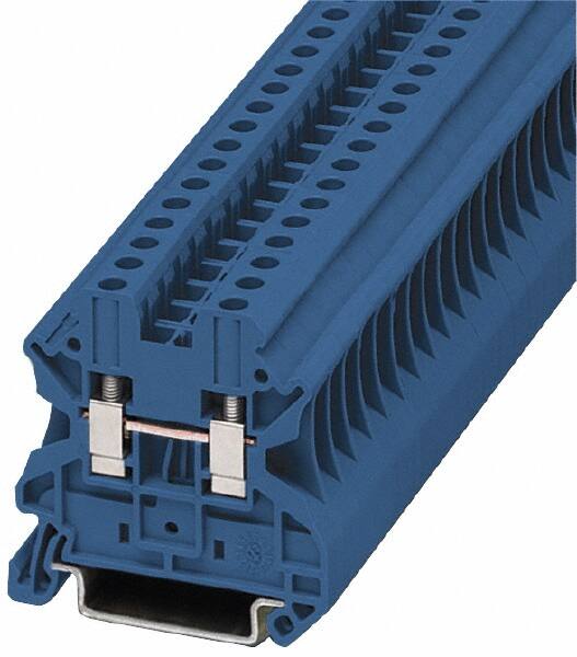 Terminal Blocks, Block Type: Passthrough , Mounting Type: DIN Rail Mount , Voltage: 600 V , Amperage: 90 , Number of Poles: 1  MPN:XBUT4BU